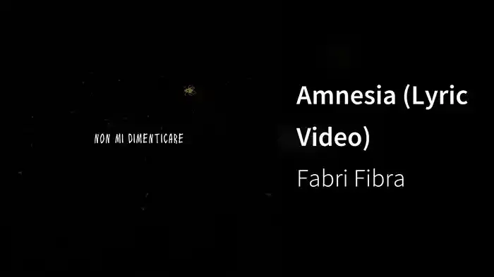 Amnesia (Lyric Video)