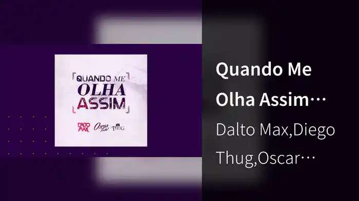 Quando Me Olha Assim (Lyric Video)