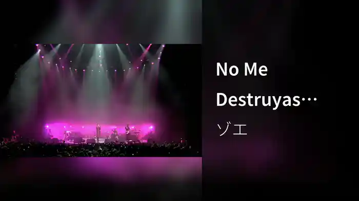 No Me Destruyas (Live 281107)
