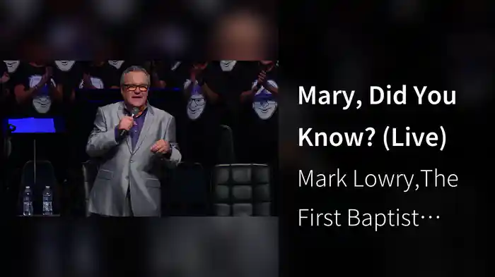 Mary, Did You Know? (Live)