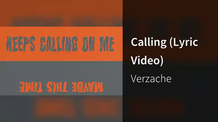 Calling (Lyric Video)