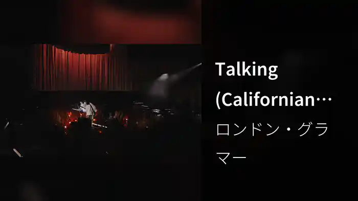 Talking (Californian Soil Live)