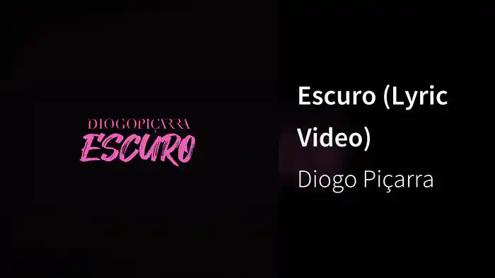 Escuro (Lyric Video)