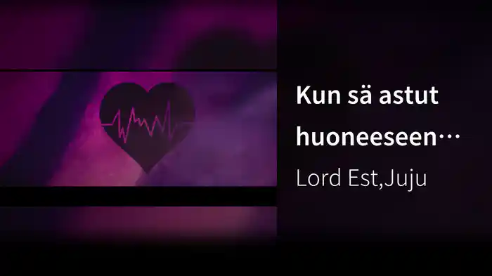 Kun sä astut huoneeseen (Richter) (Lyric Video)