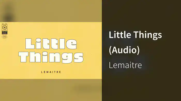 Little Things (Audio)