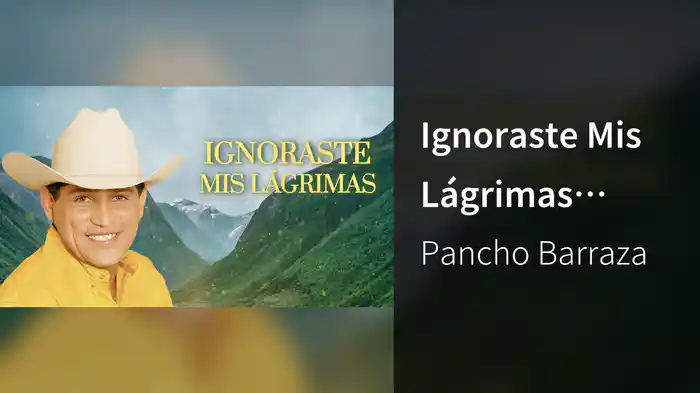 Ignoraste Mis Lágrimas (Lyric Video)