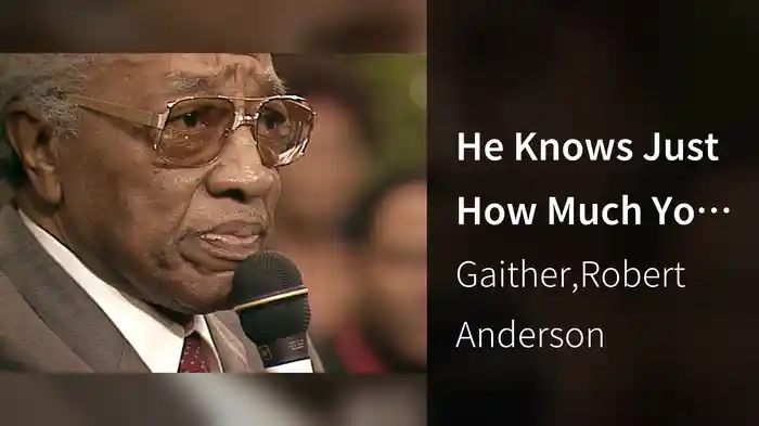 He Knows Just How Much You Can Bear (Live)