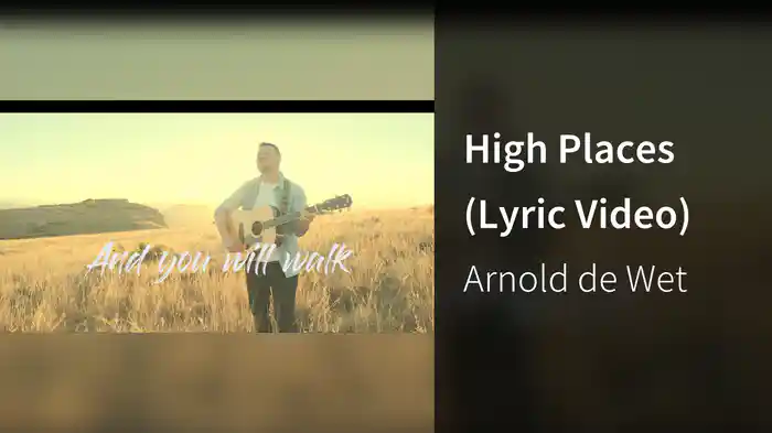 High Places (Lyric Video)