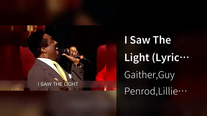 I Saw The Light (Lyric Video / Live At Orpheum Theatre In Memphis, TN/2000)