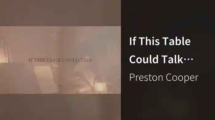 If This Table Could Talk (Lyric Video)