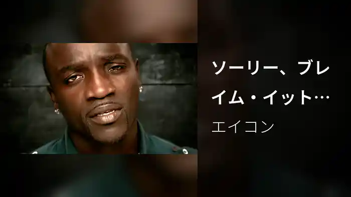 ソーリー、ブレイム・イット・オン・ミー