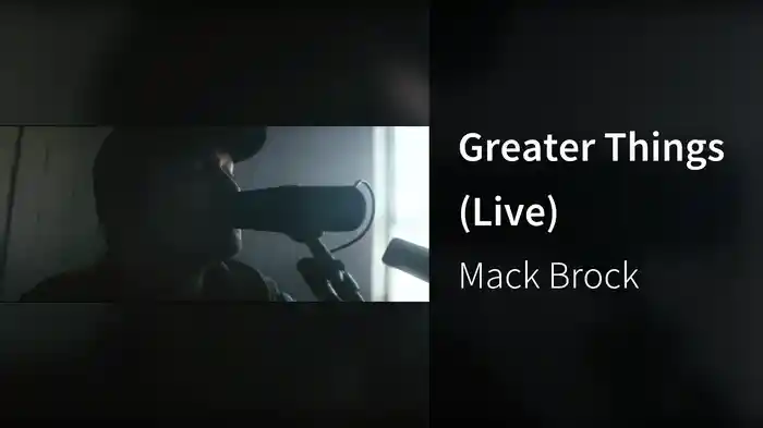 Greater Things (Live)
