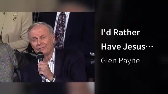 I'd Rather Have Jesus (Live At Gaither Studios, Alexandria,IN/1994)