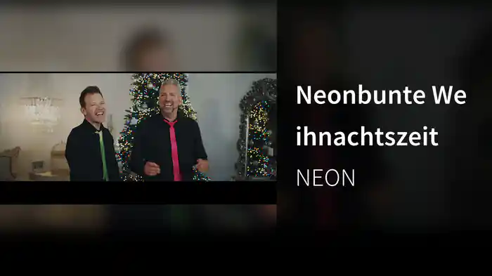 Neonbunte Weihnachtszeit