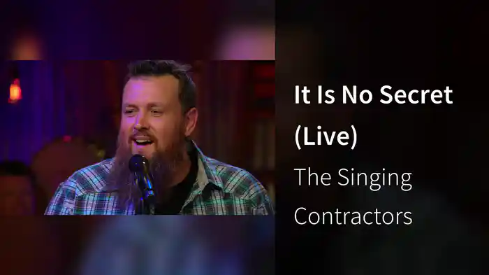 It Is No Secret (Live)