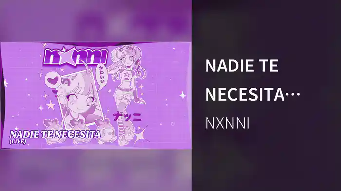 NADIE TE NECESITA (Visualizer / LIVE)
