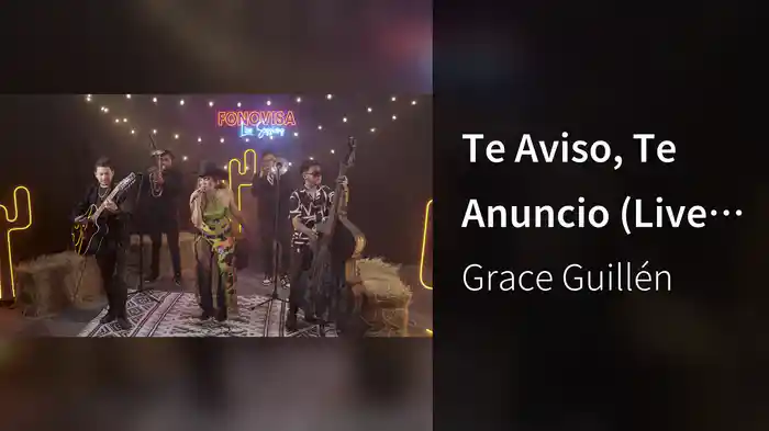 Te Aviso, Te Anuncio (Live Sessions)
