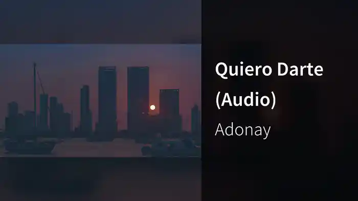 Quiero Darte (Audio)