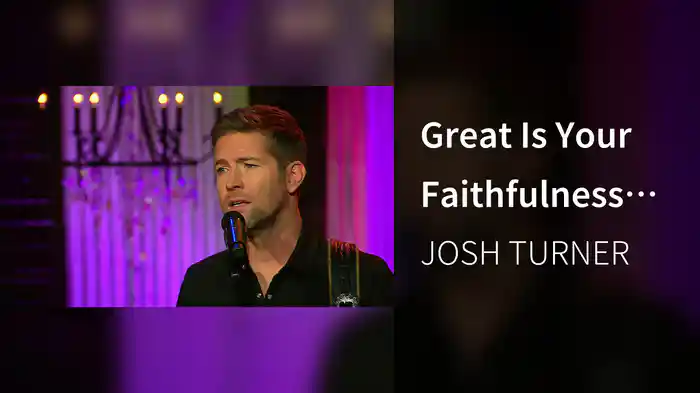 Great Is Your Faithfulness (Live)
