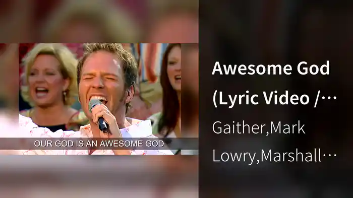 Awesome God (Lyric Video / Live At Tower Of David/David's Cathedral, Jerusalem, Israel/2005)