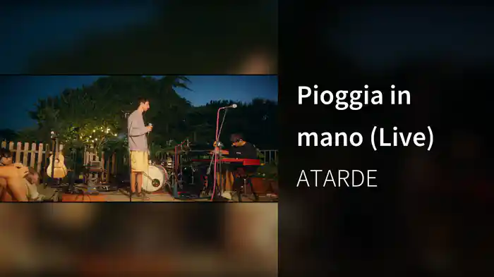 Pioggia in mano (Live)