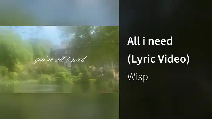 All i need (Lyric Video)