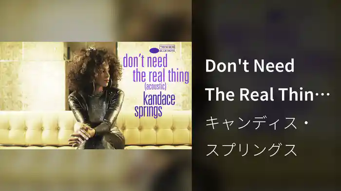 Don't Need The Real Thing (Acoustic/Audio)