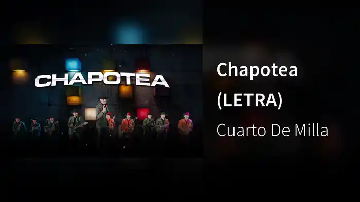 Chapotea (LETRA)