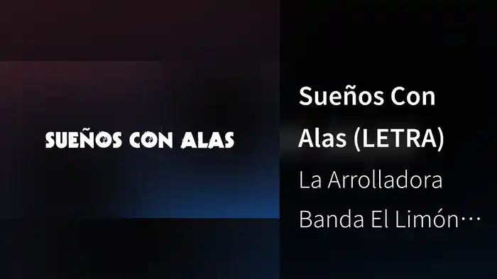Sueños Con Alas (LETRA)