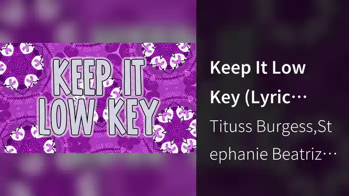 Keep It Low Key (Lyric Video | Apple TV+)