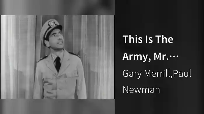 This Is The Army, Mr. Jones (Live On The Ed Sullivan Show, May 17, 1953)
