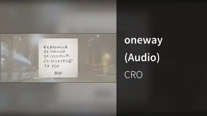 oneway (Audio)