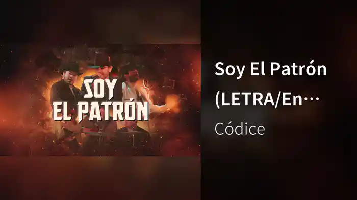 Soy El Patrón (LETRA/En Vivo)