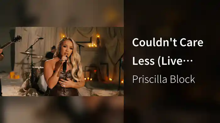 Couldn't Care Less (Live Performance)