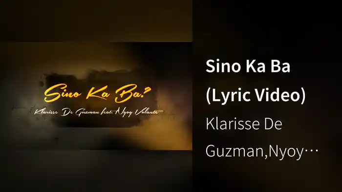 Sino Ka Ba (Lyric Video)