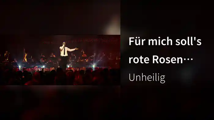 Für mich soll's rote Rosen regnen (MTV Unplugged)