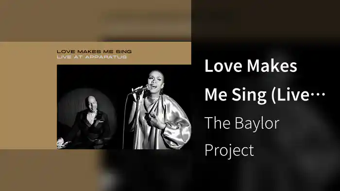 Love Makes Me Sing (Live At APPARATUS / Audio)