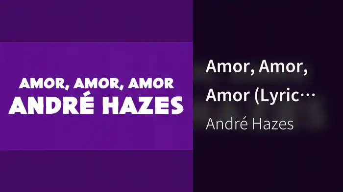 Amor, Amor, Amor (Lyric Video)