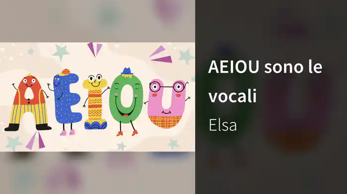 AEIOU sono le vocali