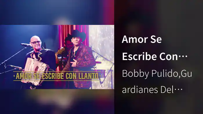 Amor Se Escribe Con Llanto (En Vivo / LETRA)