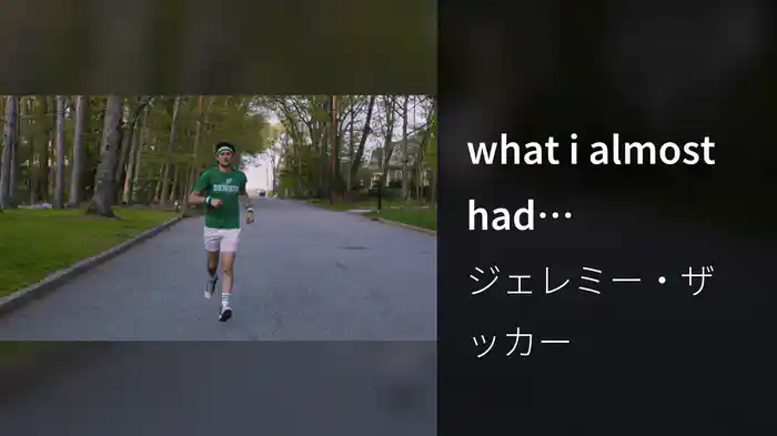 what i almost had (Visualizer)