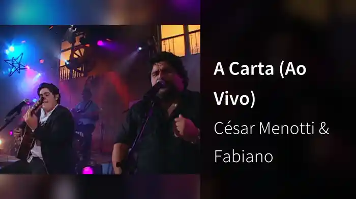 A Carta (Ao Vivo)