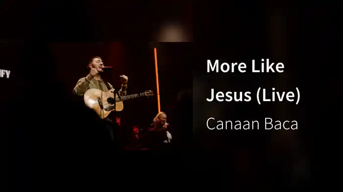 More Like Jesus (Live)