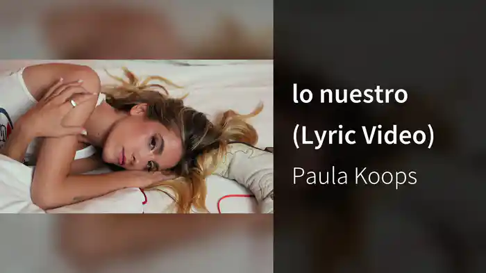 lo nuestro (Lyric Video)