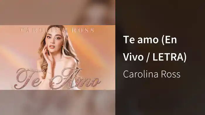 Te amo (En Vivo / LETRA)