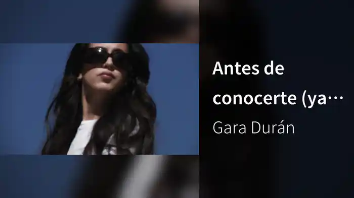 Antes de conocerte (ya te conocía) (Visualizer)