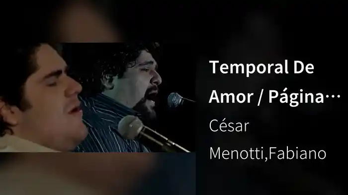 Temporal De Amor / Página De Amigos / Não Olha Assim (Ao Vivo)
