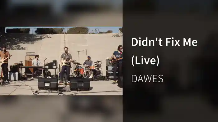 Didn't Fix Me (Live)