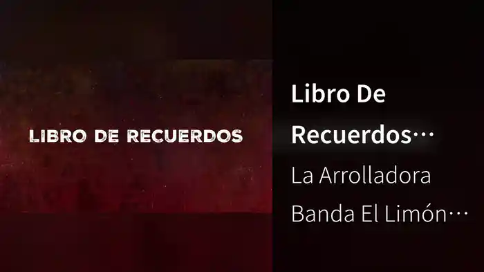 Libro De Recuerdos (Karaoke)