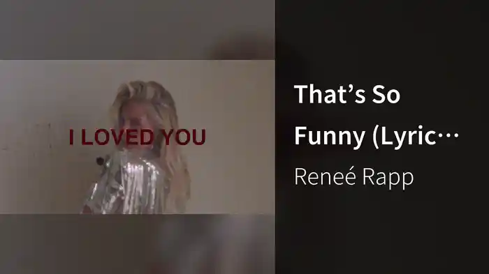 That’s So Funny (Lyric Video)